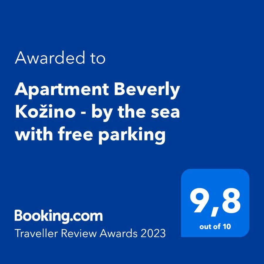 Apartment Beverly Kozino - By The Sea With Free Parking Bagian luar foto